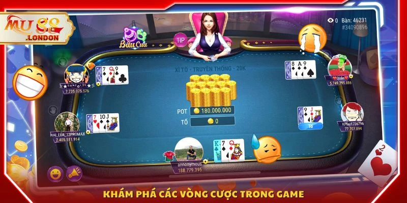 Khám phá các vòng cược trong game